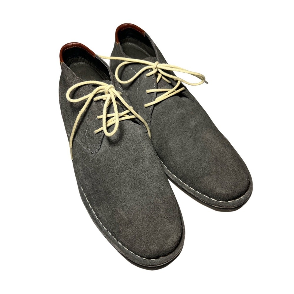 Kenneth Cole Reaction Men's Gray Suede Dress Chukka Shoes